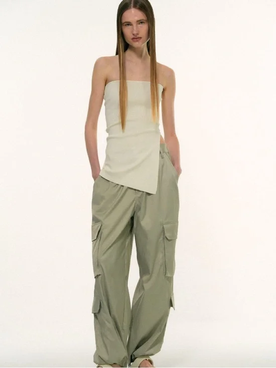 Source Unknown Long slit bandeau in powder - Picture 2 of 3